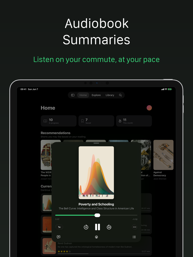 Player on iPad
