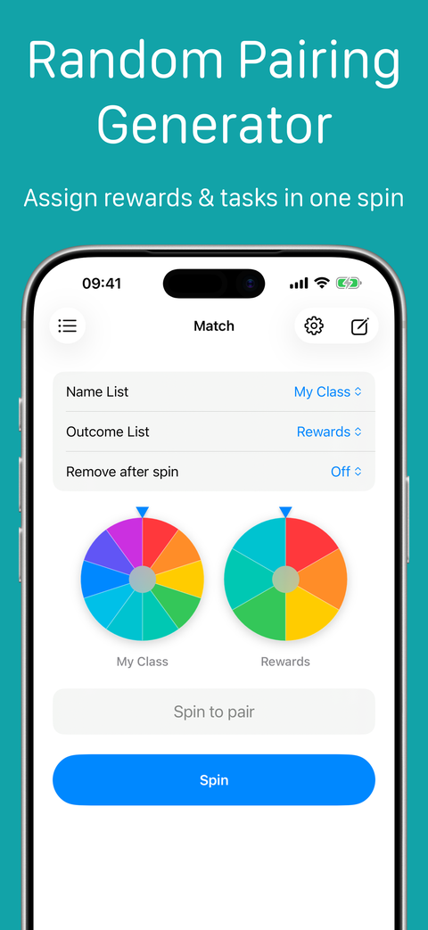 Name Wheel on iPhone