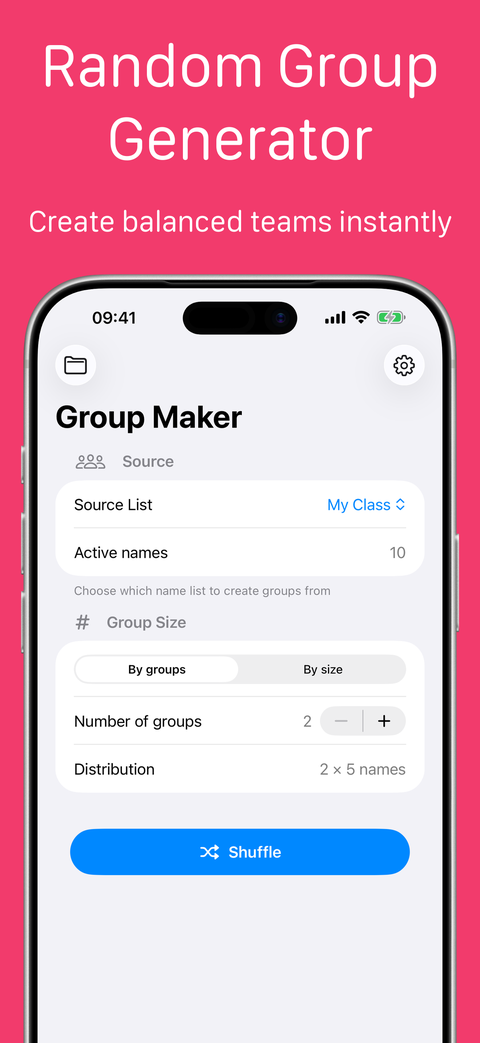 Name Wheel on iPhone