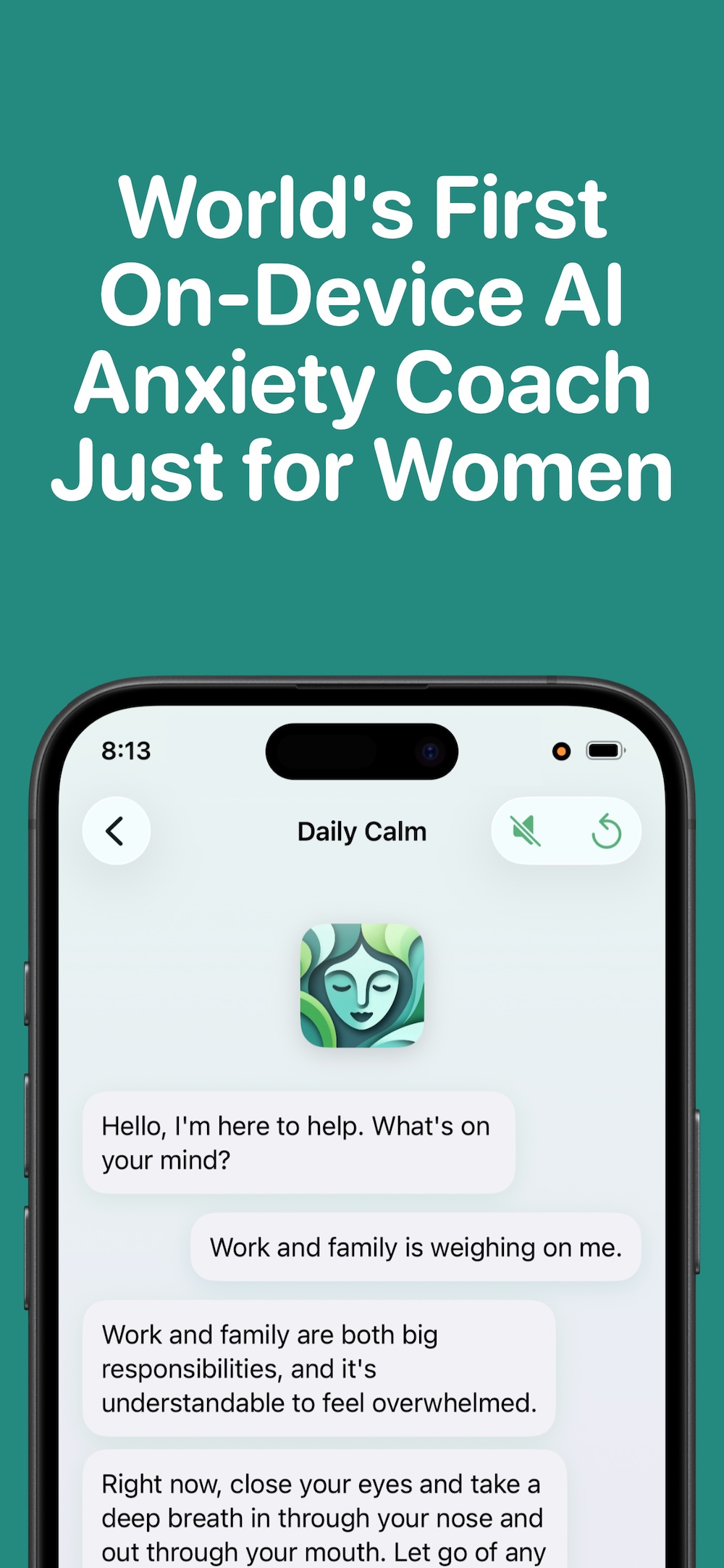 World's First On-Device AI Anxiety Coach