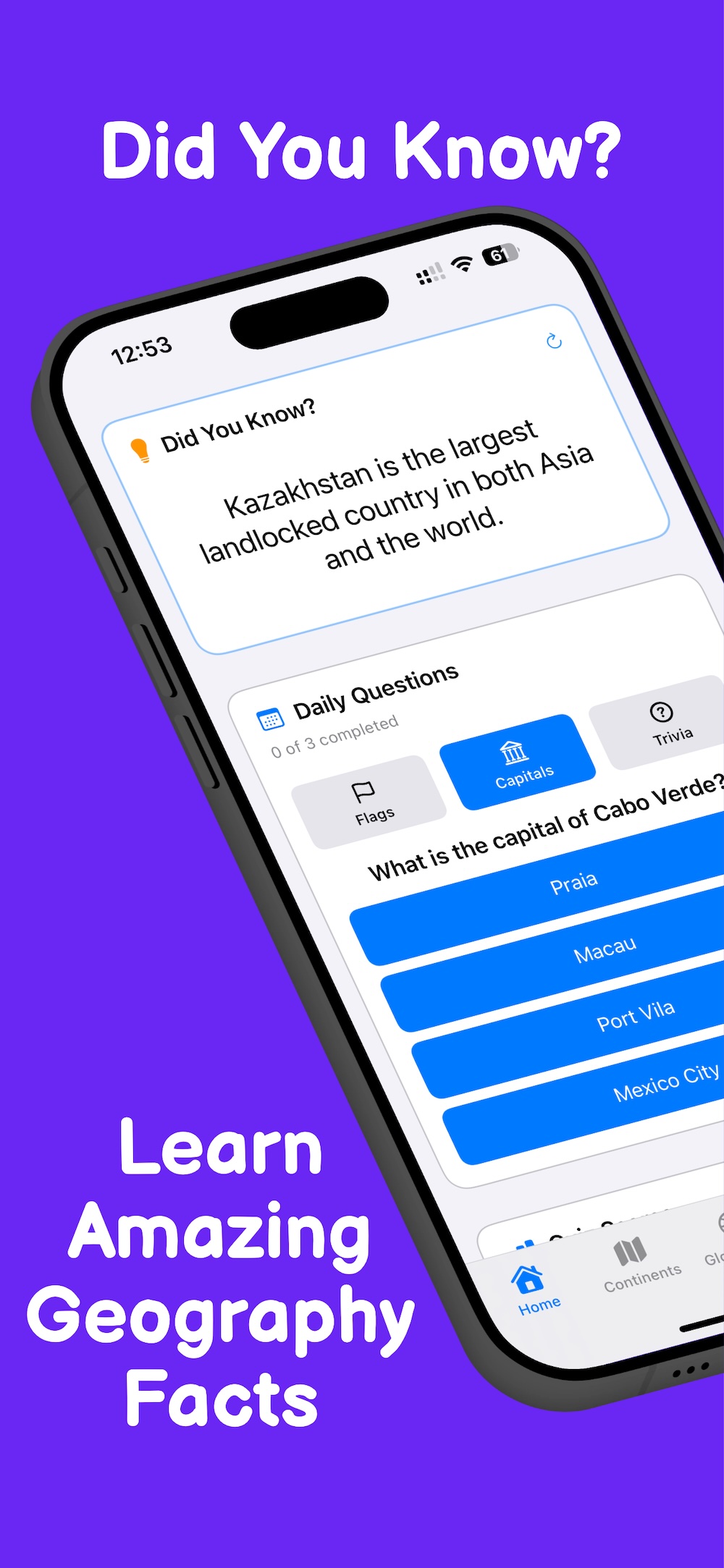 Did You Know - Learn geography facts