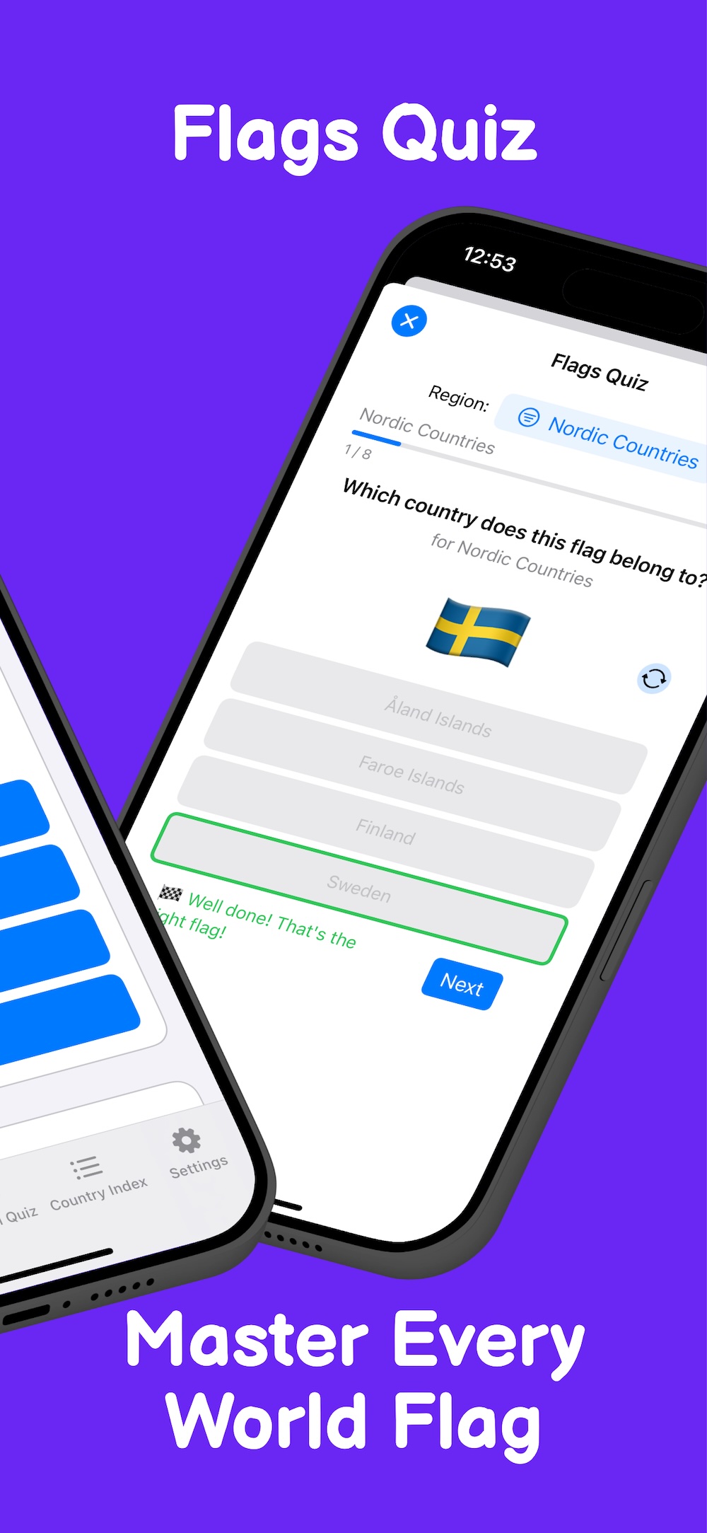 Flags Quiz - Master world flags