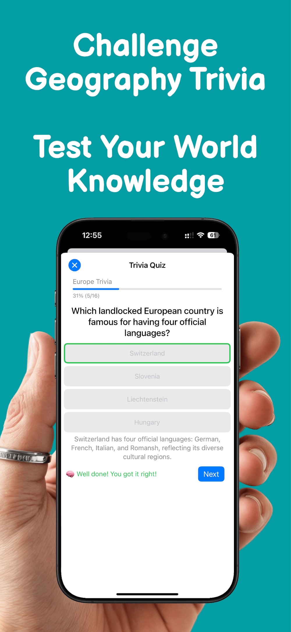 Trivia Quiz - Test your knowledge