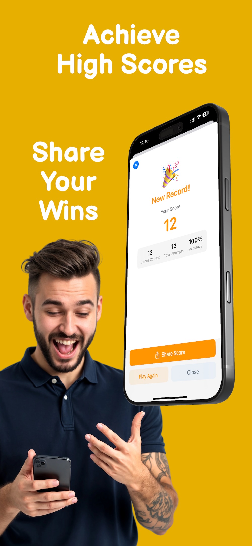 High Scores - Share your wins