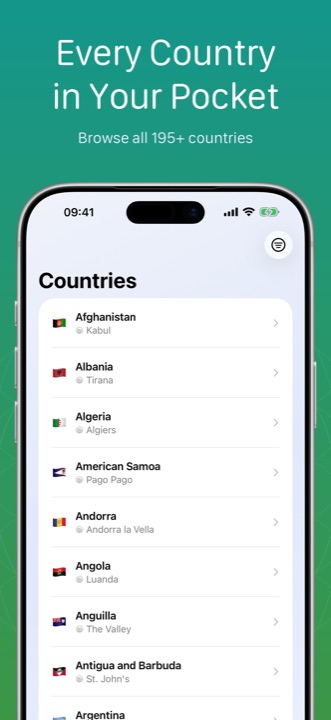 miniAtlas Search on iPhone